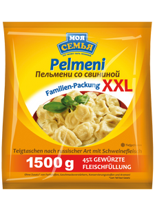 Moya Semia Pelmeni with Pork XXL 1.5 kg