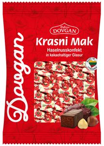 DOVGAN Krasni Mak Hazelnut Confectionery 205 g