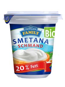 DOVGAN Family Sour Cream Organic 200 g