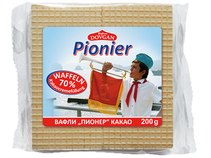 DOVGAN "Pioneer" waffles with cocoa filling 200 g