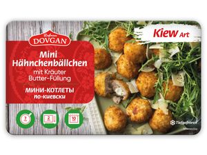 DOVGAN Chicken Mini Kiev Style with Filling Herb Butter Style 500 g
